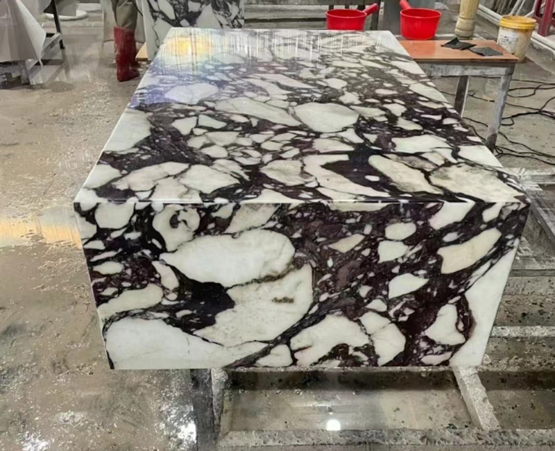 大理石奢石餐臺(tái)案例